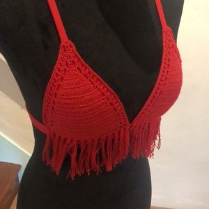 Red Xhilaration Bikini Top - Small